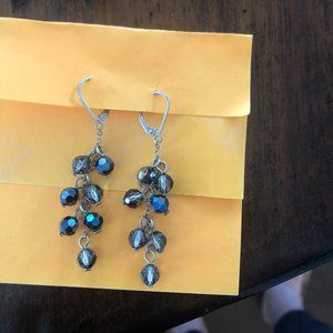 Blue Drop Earrings
